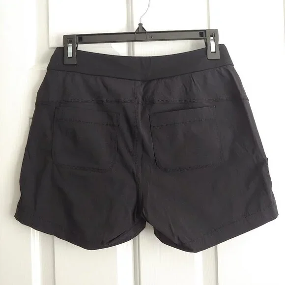 ATHLETA Black Cargo Trekkie Women Shorts Size 2 - Picture 3 of 11